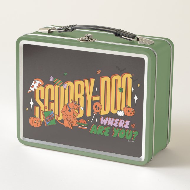 Lunch Box Logo de friandise d'Halloween de Scooby-Doo (Devant)