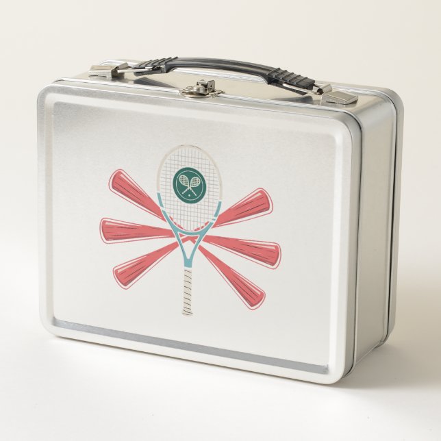 Lunch Box Logo de fusion de tennis et de baseball (Devant)