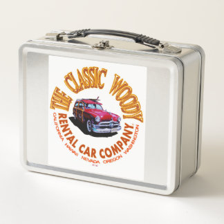Lunch Box Logo de la société classique Woody Rental Car Ver2