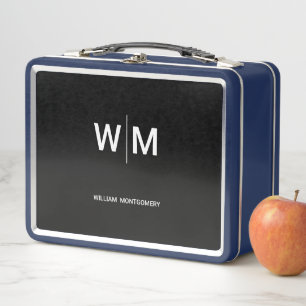 Lunch Box Logo de marque noire Entreprise