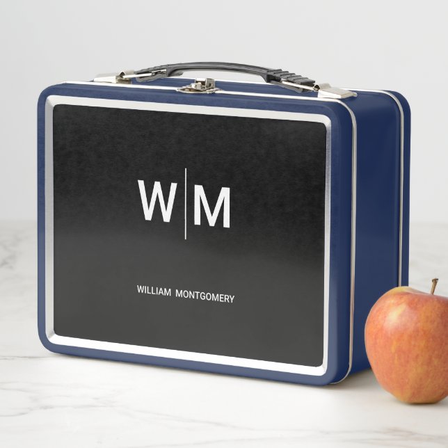 Lunch Box Logo de marque noire | Entreprise (En situation)