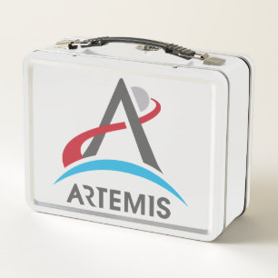 Lunch Box Logo du programme Artémis de la NASA Mars 2024 Ast