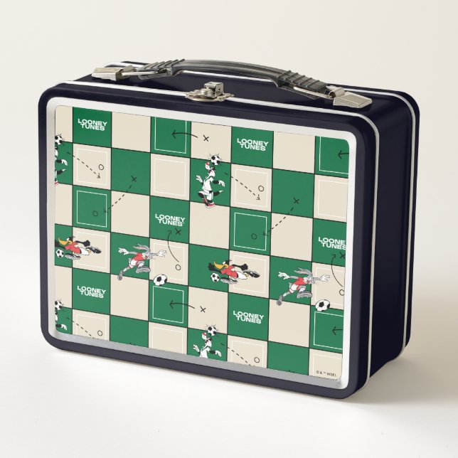 Lunch Box LOONEY TUNES™ motif de grille de football (Devant)