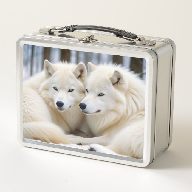 Lunch Box Loup Animal Nature Faune Affection Tendresse (Devant)