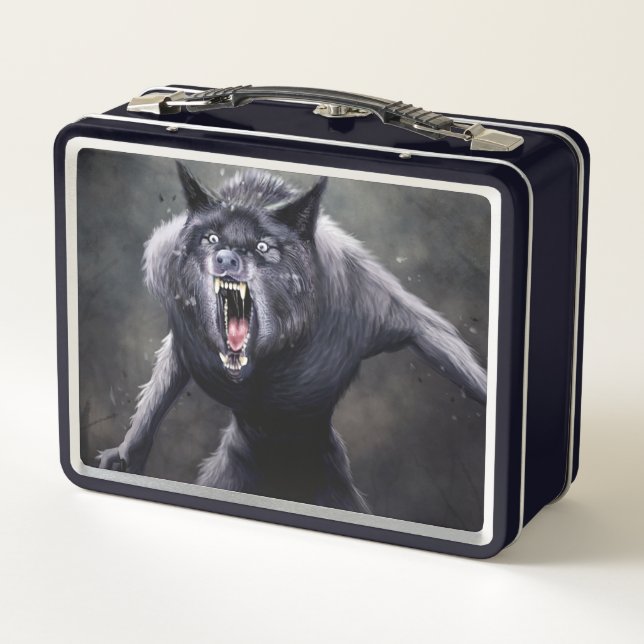 Lunch Box loup-garou effrayant (Dos)