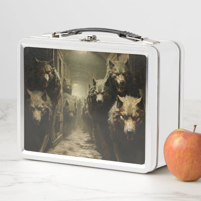 Lunch Box Loups effrayants (En situation)