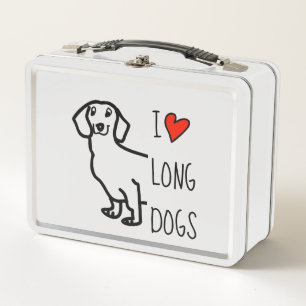 Lunch Box Love Dachshund Chien mignonne Dessin
