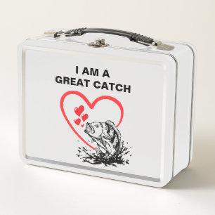 Lunch Box Love Fishing JE SUIS UN GRAND CATCH