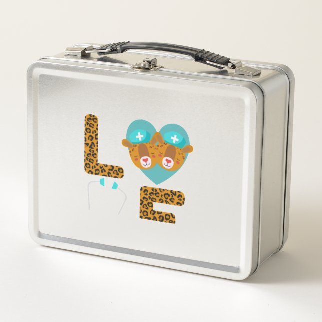 Lunch Box Love Nurse Life Cheetah 5 (Devant)