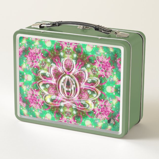 Lunch Box Lumineuse Zen Lotus (Dos)