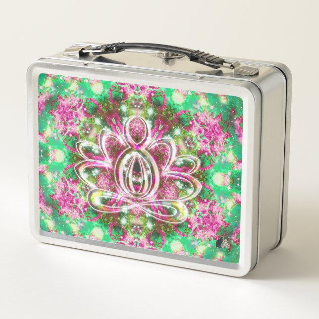 Lunch Box Lumineux Zen Lotus (Dos)