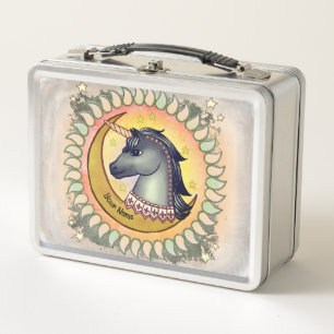 Lunch Box Lune de licorne noire