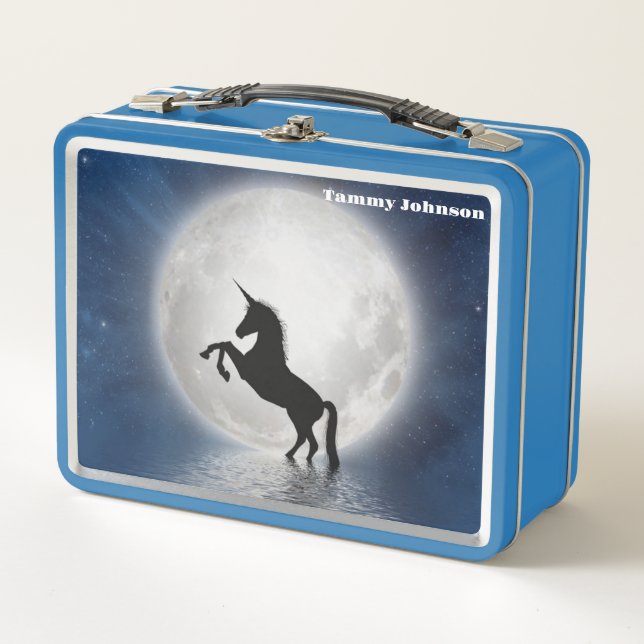 Lunch Box Lune Licorne (Devant)