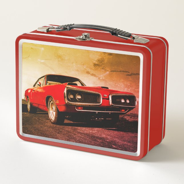Lunch Box Lunette de voiture rouge (Devant)
