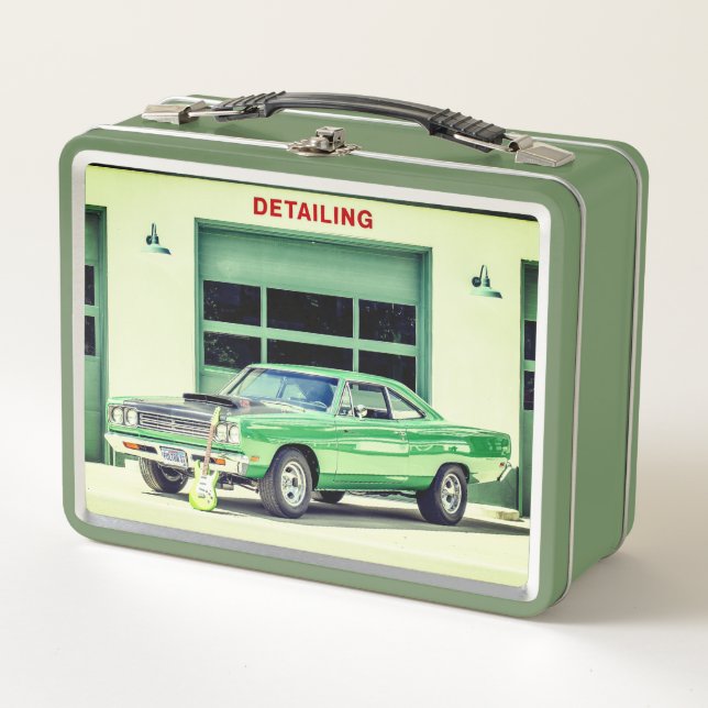 Lunch Box Lunette de voiture verte (Devant)