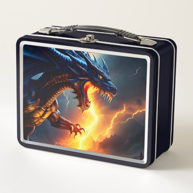 Lunch Box Lutte contre la foudre du dragon (Devant)