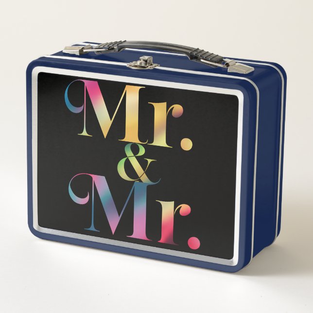 Lunch Box M. & M. Gay Bachelor Party Mariage gay (Devant)