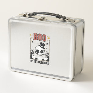 Lunch Box Ma chemise de gravure vintage crâne de bébé 1er Ha