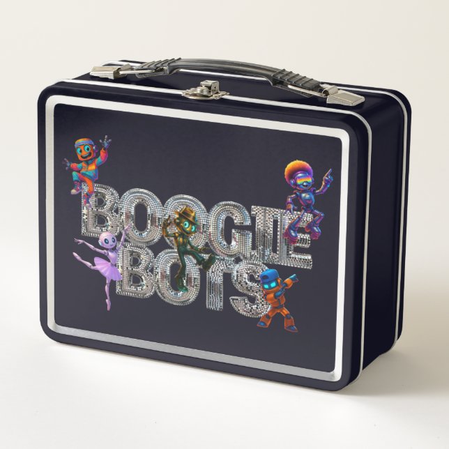 Lunch Box Magasin de la marque WYNOT : Boogie Bots Crew Lunc (Devant)