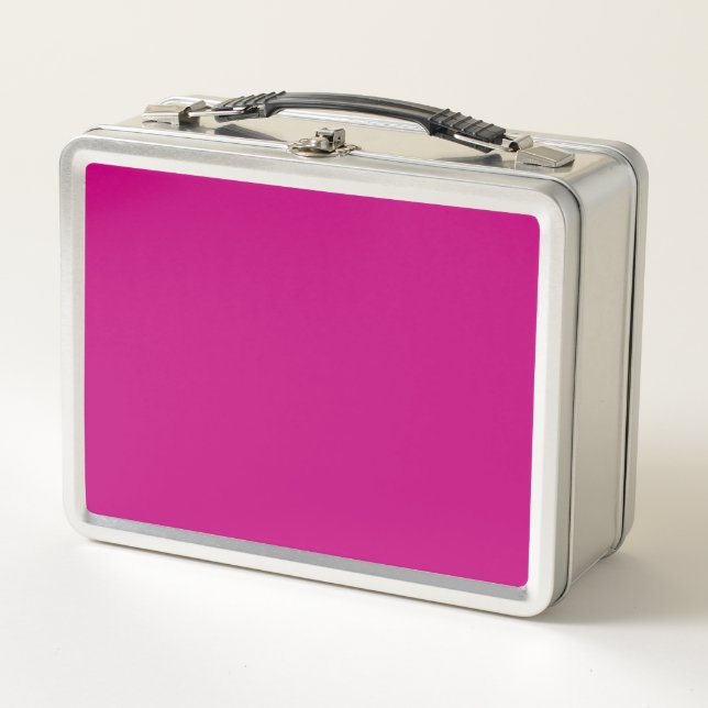 Lunch Box Magenta (couleur solide)  (Devant)