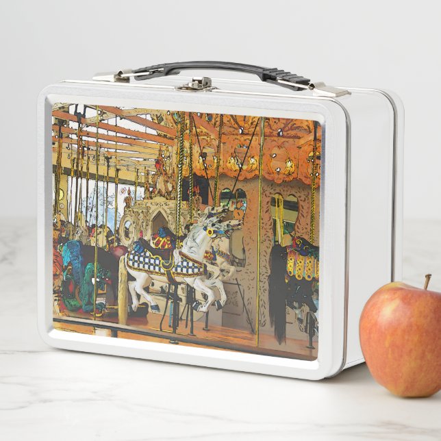 Lunch Box Magie du carrousel - Merry-go-Round (En situation)