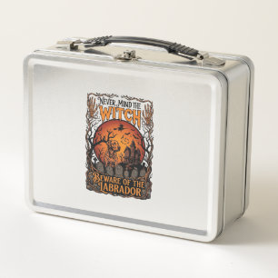 Lunch Box Maison Hantée Halloween Chat De Sorcière Joyeux Ch