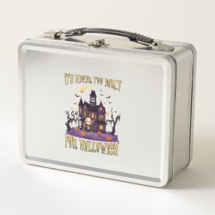 Lunch Box Maison Hantée Halloween Cimetière Squelette