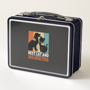 Lunch Box Maman de chat de chien rétro Chat Mama Furmama Chi
