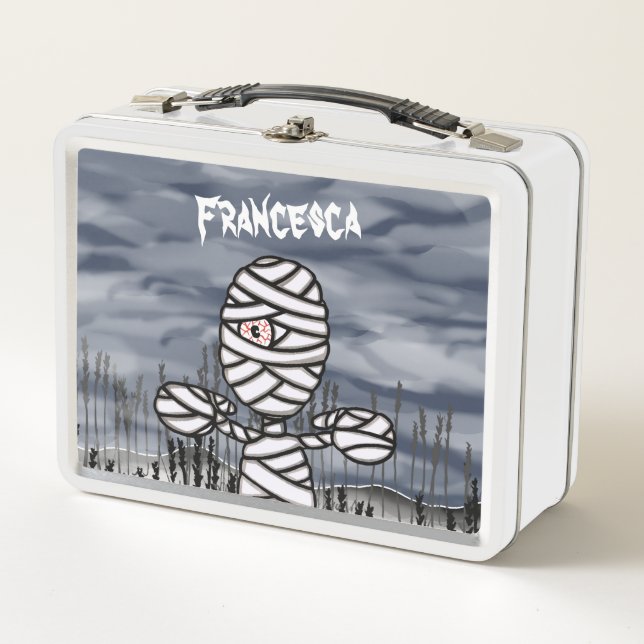 Lunch Box Maman d'Halloween personnalisée (Devant)