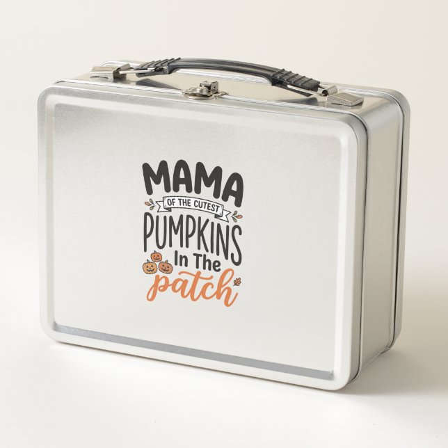 Lunch Box Maman du plus mignon Citrouilles Conception de mai (Devant)