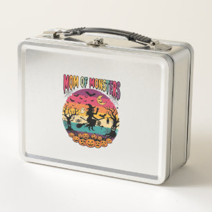 Lunch Box Maman Monstres Halloween Sorcière Citrouilles Chau