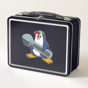 Lunch Box Manchot en mécanicien avec outil