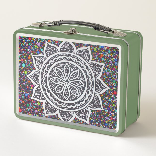 Lunch Box Mandala Mosaic 2025 (Devant)