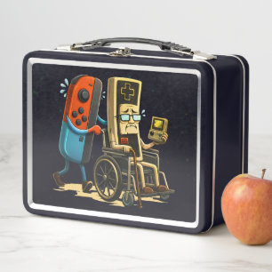 Lunch Box Manette de jeu rétro drôle de contrôle de jeu Resp
