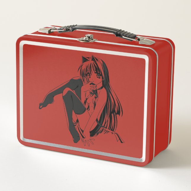 Lunch Box Manga, Chat fille Neko Furry Kawaii Loli (Devant)