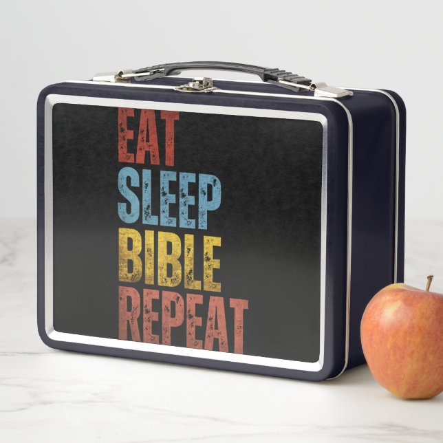 LUNCH BOX MANGER DORMIR BIBLE RÉPÉTER (En situation)