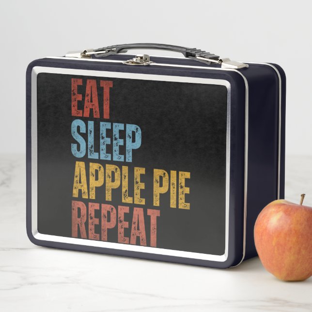 LUNCH BOX MANGER DORMIR TARTE AUX POMMES RÉPÉTER (En situation)