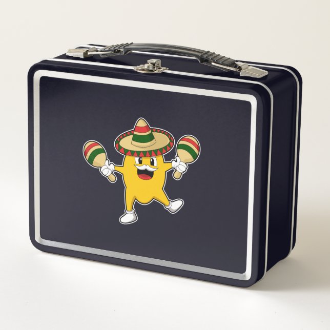 Lunch Box Mango en musicien avec Maraca (Devant)