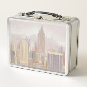 Lunch Box Manhattan dans la brume New York City