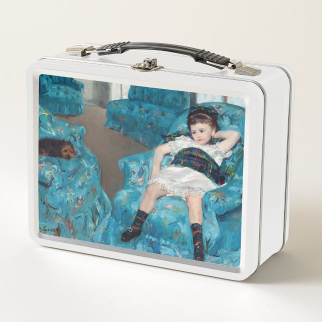 Lunch Box Mary Cassatt - Petite fille dans un fauteuil bleu (Devant)