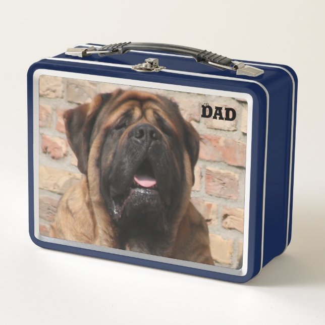Lunch Box Mastiff dogue anglais fête des pères (Devant)