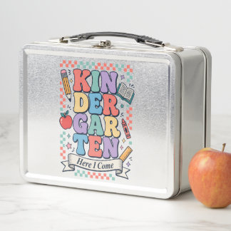 Lunch Box Maternelle Rétro Me Voici École