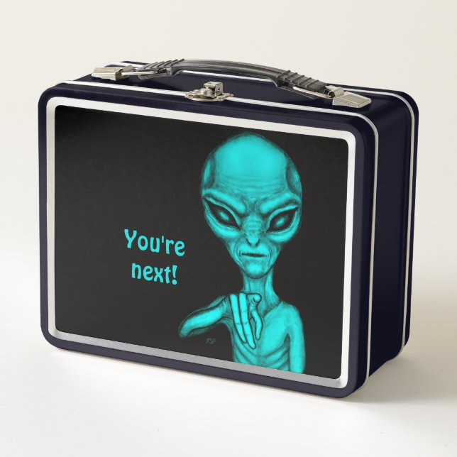 Lunch Box Mauvais Alien, Tu es le prochain ! (Devant)