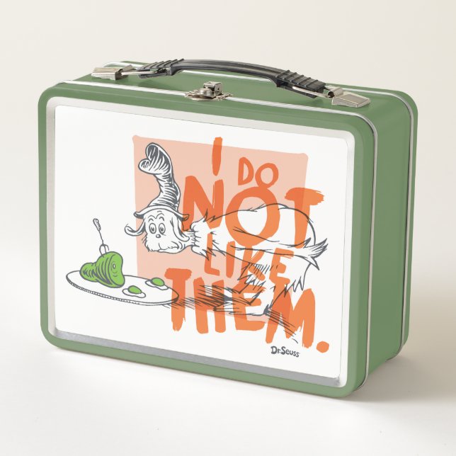 Lunch Box Mec-Seuss Guy-Am-I "Je ne les aime pas" (Devant)