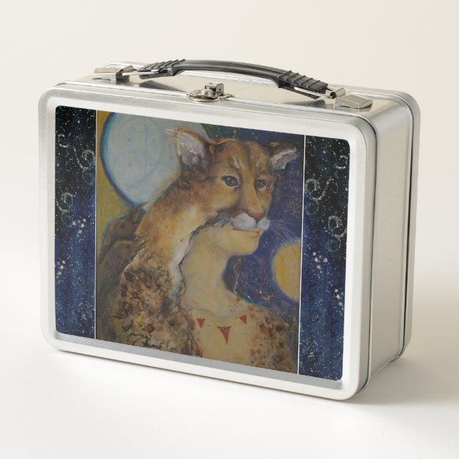 Lunch Box Médecine de chamane Léopard Maureen Girard Esprit  (Devant)