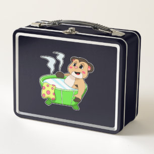 Lunch Box Meerkat à la baignade dans la baignoire