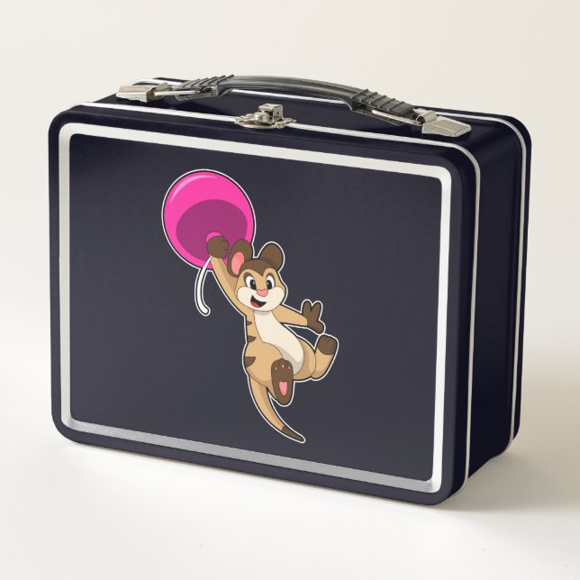 Lunch Box Meerkat avec ballon (Devant)