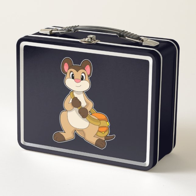 Lunch Box Meerkat avec sac (Devant)