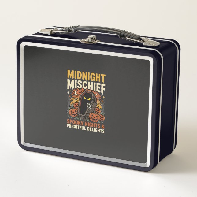 Lunch Box Méfait au cimetière d'Halloween (Devant)