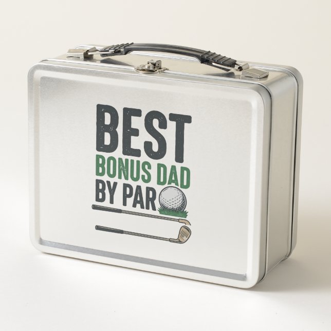 Lunch Box Meilleur papa bonus par conception de maillot de g (Devant)